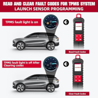 LAUNCH X431 TSGun TPMS aktivace, přeučování, resetování a programování snímačů TPMS, práce s X431 V/V+, PRO3S+, Pro5 a PAD V atd